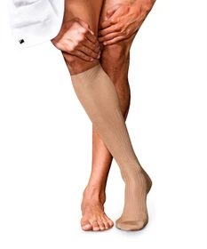 Falke No. 10 Pure Fil d'Écosse Socken brownie me (Herren)