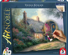 Schmidt Spiele My ArtNOBLE Thomas Kinkade Moonlight Cottage