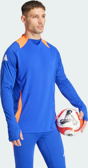 adidas Tiro 24 Pro Funktionsshirt langarm lucid blue/app solar red (Herren)