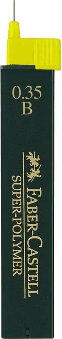Faber-Castell Super-Polymer Druckbleistiftmine B 0.35mm graphit