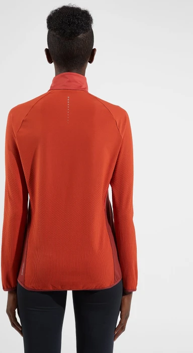Odlo Zeroweight Warm Hybrid Laufjacke cinnabar/spiced apple (Damen)