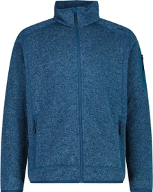 CMP Melange Knit Tech Heavy Fleece Jacke petroleum/lighter (Herren)