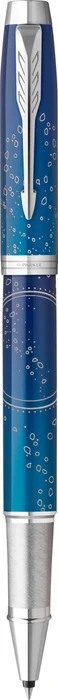 Parker IM Special Edition The Last Frontier Tintenroller (Mine) submerge blue lacquer/chrome trim, Geschenkbox