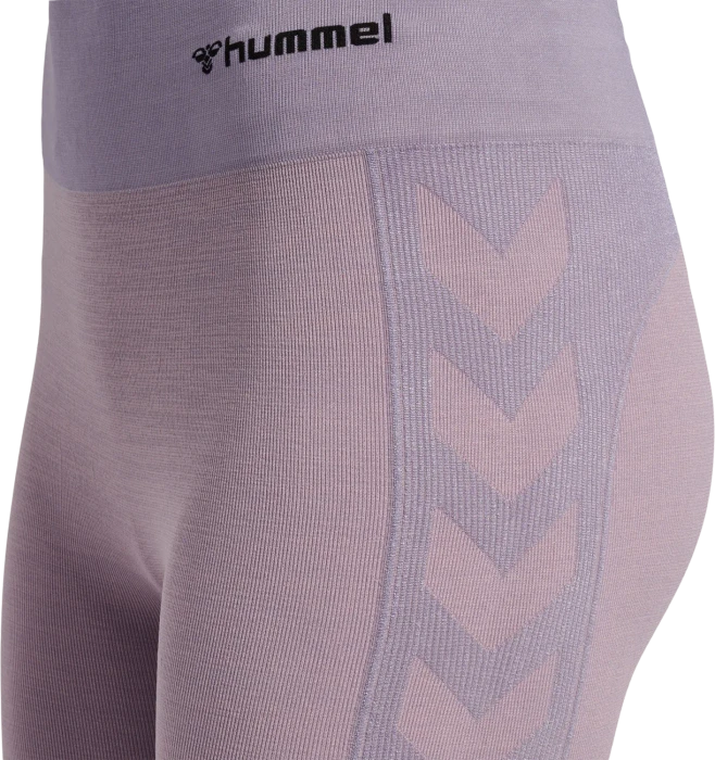 hummel CLEA Seamless Tight Hose lang nirvana melange (Damen)