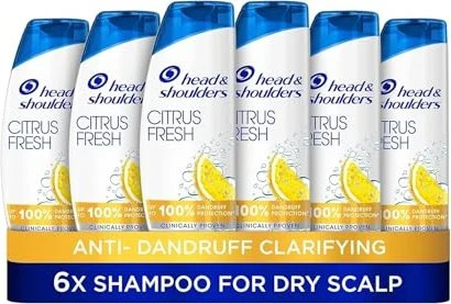 Head & Shoulders Citrus Fresh Anti-Schuppen Shampoo, 1.5l (6x 250ml)