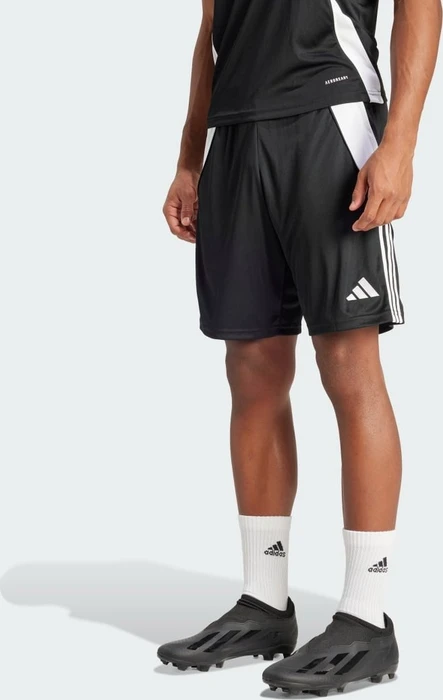 adidas Tiro 24 Trainingshose kurz schwarz/weiß (Herren)