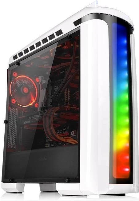 Thermaltake Versa C22 RGB Snow Edition weiß, Acrylfenster