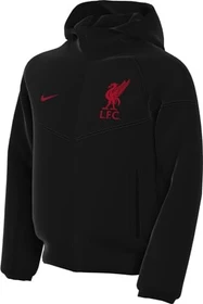 Nike Liverpool FC Tech Fleece Fußball Hoodie black/gym red (Junior)
