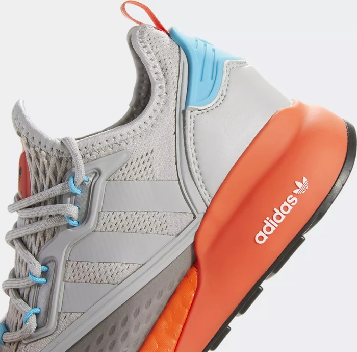 adidas ZX 2K Boost grey two/signal cyan (Damen)