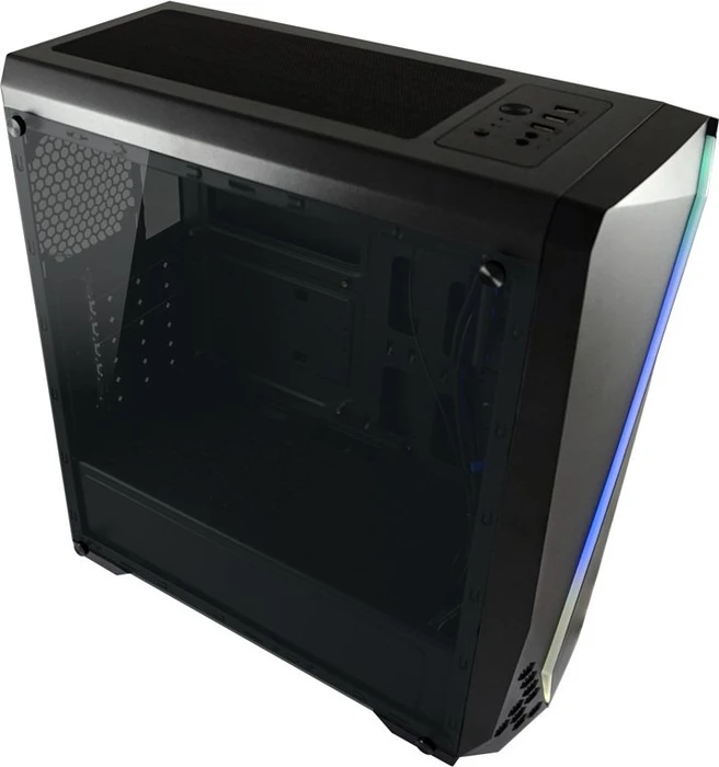 LC-Power Gaming 700B Hexagon, Glasfenster