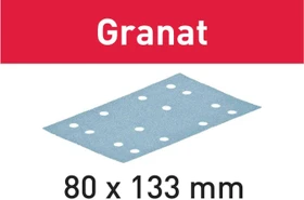 Festool Granat STF 80x133 P80 GR/50 Schleifblatt K80, 80x130mm, 50 Stück