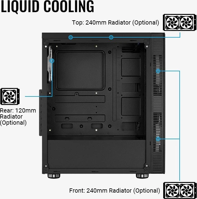 AeroCool Python, Glasfenster