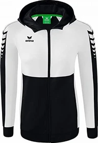 Erima Six Wings mit Kapuze Trainingsjacke schwarz/weiß (Damen)
