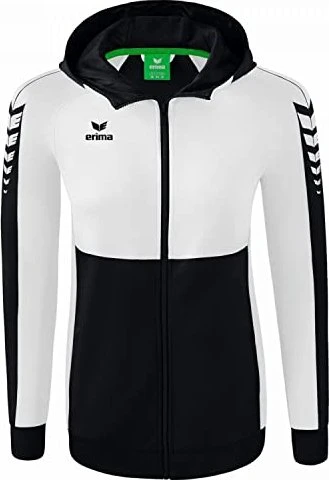 Erima Six Wings mit Kapuze Trainingsjacke schwarz/weiß (Damen)