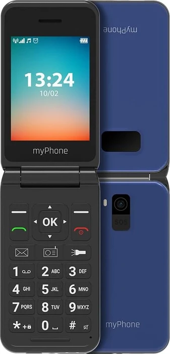 myPhone Flip LTE schwarz/blau