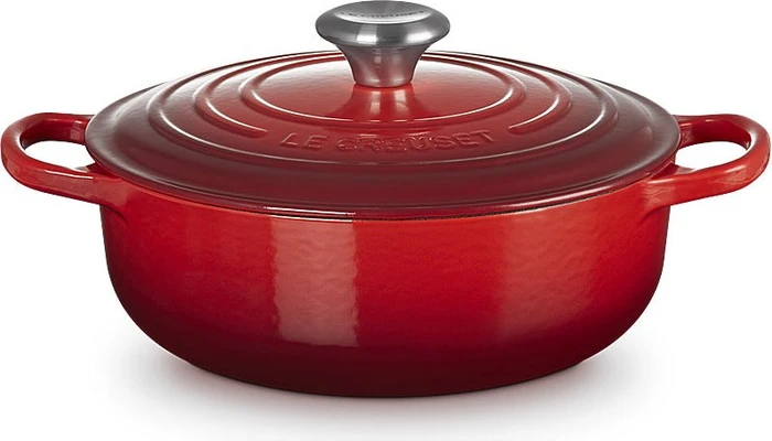 Le Creuset Signature Gusseisen Sauteuse rund 24cm 3.4l