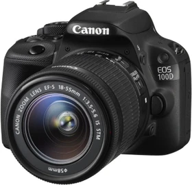 Canon EOS 100D schwarz mit Objektiv EF-S 18-135mm 3.5-5.6 IS STM