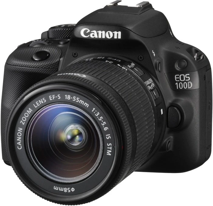 Canon EOS 100D schwarz mit Objektiv Fremdhersteller
