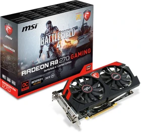 MSI Radeon R9 270 Battlefield 4 Edition, R9 270 Gaming 2G BF4, 2GB GDDR5, 2x DVI, HDMI, DP