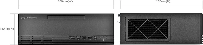 SilverStone Milo ML11, schwarz
