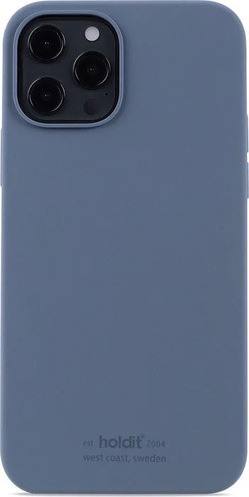 Holdit Silicone Case für Apple iPhone 12/12 Pro Pacific Blue