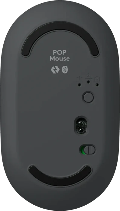 Logitech POP Wireless Mouse, Graphite, Logi Bolt, USB/Bluetooth