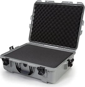 Nanuk 945 Koffer mit Schaumstoff silber