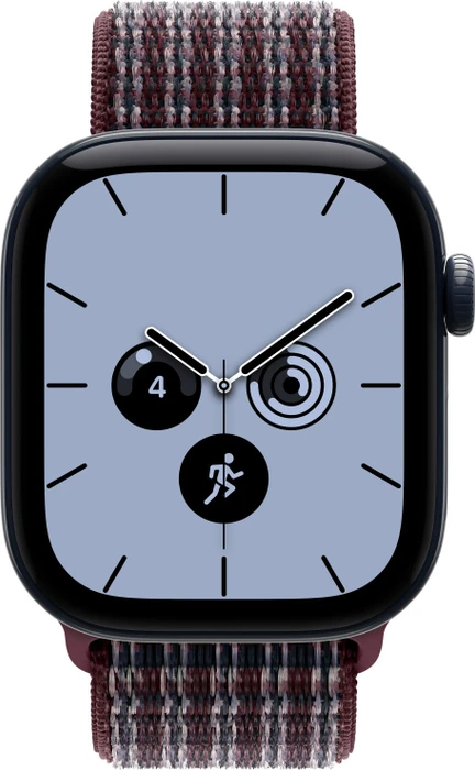 Apple Sport Loop für Apple Watch 42mm burgunder kariert