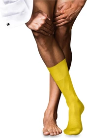 Falke No. 9 Pure Fil d'Écosse Socken sunshine (Herren)