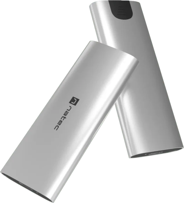 Natec Rhino M.2 NVMe Lite, silber, USB-C 3.1