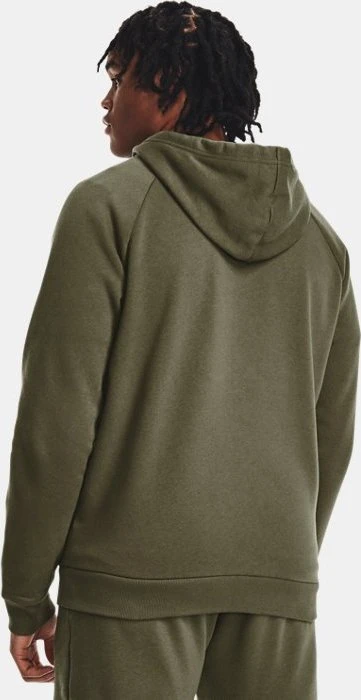 Under Armour Rival Fleece Zip Hoodie marine od green/white (Herren)