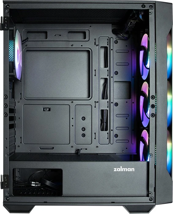 Zalman i3 Neo TG, schwarz, Glasfenster