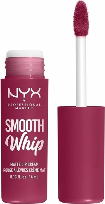NYX Smooth Whip Matte Lip Cream Lippenstift 08 Fuzzy Slippers, 4ml