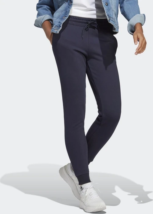 adidas Essentials Linear French Terry Cuffed Trainingshose lang legend ink (Damen)
