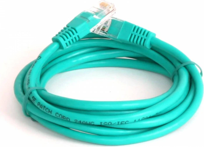 EFB Elektronik PVC CCA Patchkabel, Cat5e, U/UTP, RJ-45/RJ-45, 3m, grün