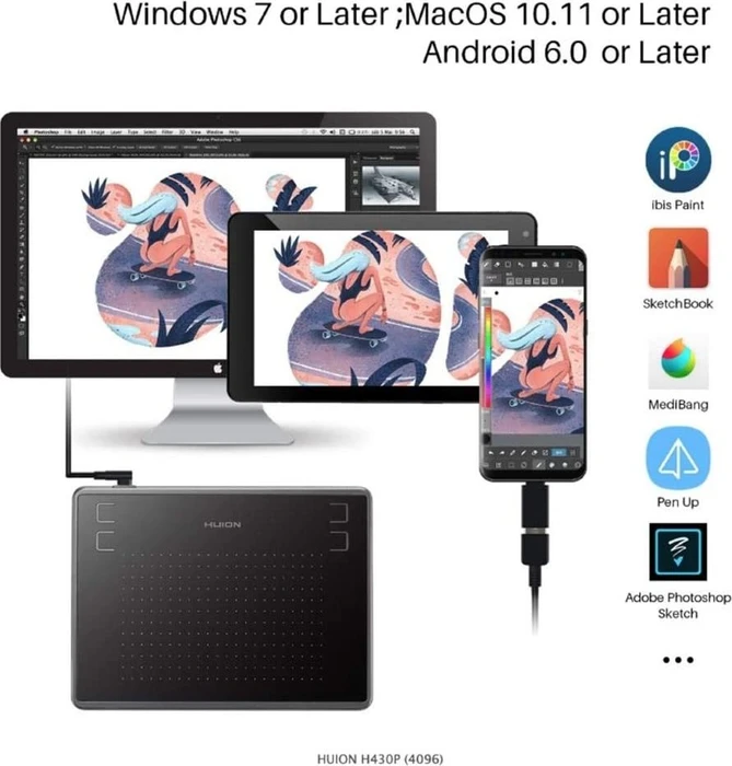 Huion Inspiroy H430P
