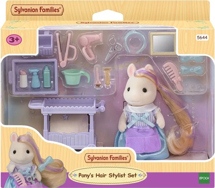 Epoch Sylvanian Families - Spiel-Sets - Pony Friseur Spielset mit Figur