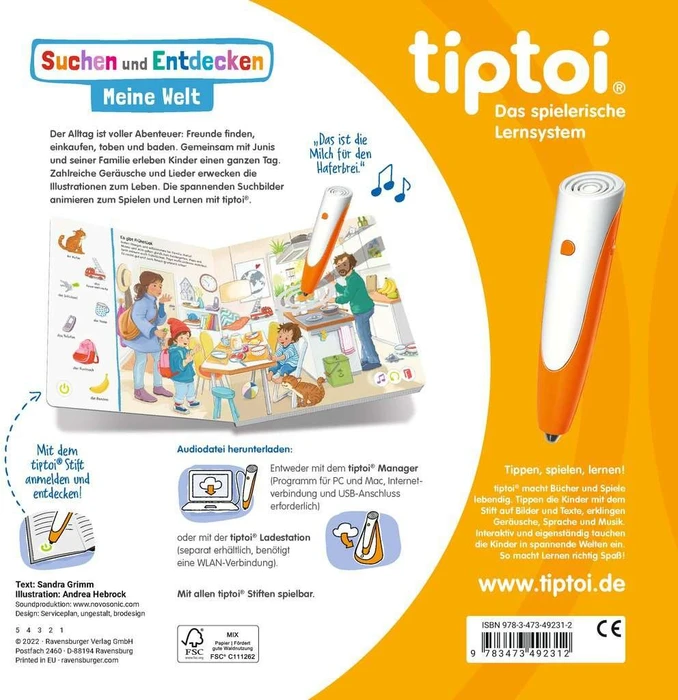 Ravensburger tiptoi Buch: Suchen und Entdecken: Meine Welt