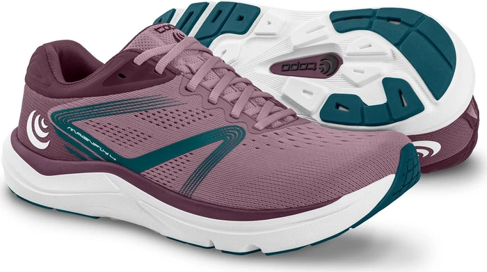 topo athletic Magnifly 4 mauve/navy (Damen)