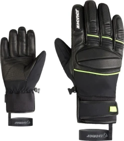 Ziener Gomin-Z AS Skihandschuhe black/lime