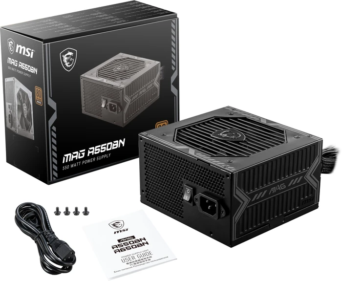 MSI MAG A550BN 550W, ATX 2.4