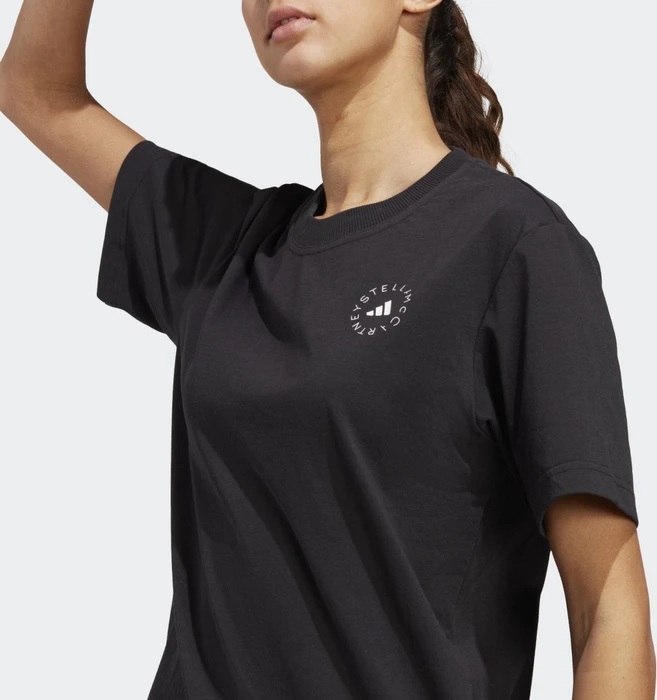 adidas by Stella McCartney TrueCasuals Regular Sportswear T-Shirt kurzarm schwarz (Damen)