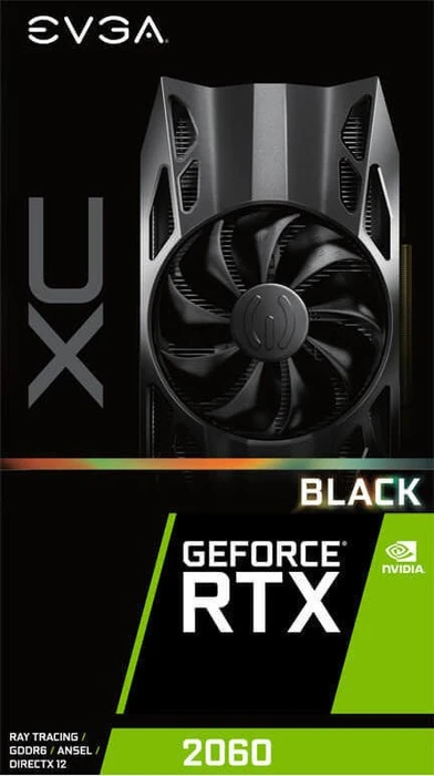 EVGA GeForce RTX 2060 XC Black Gaming, 6GB GDDR6, DVI, HDMI, DP