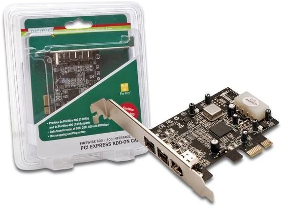 Digitus 2x FireWire 800/1x FireWire, PCIe x1