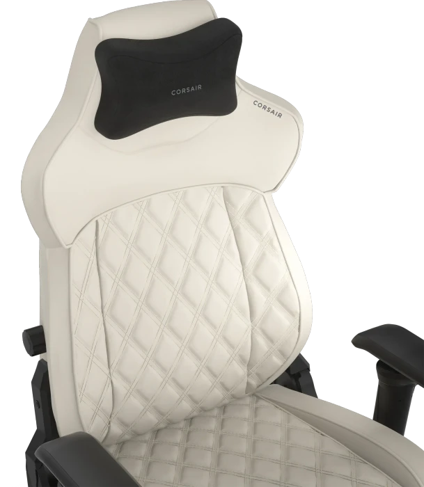 Corsair TC500 LUXE Gamingstuhl, Frost weiß