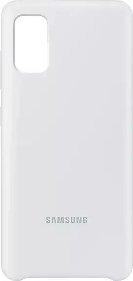 Samsung Silicone Cover für Galaxy A41 weiß