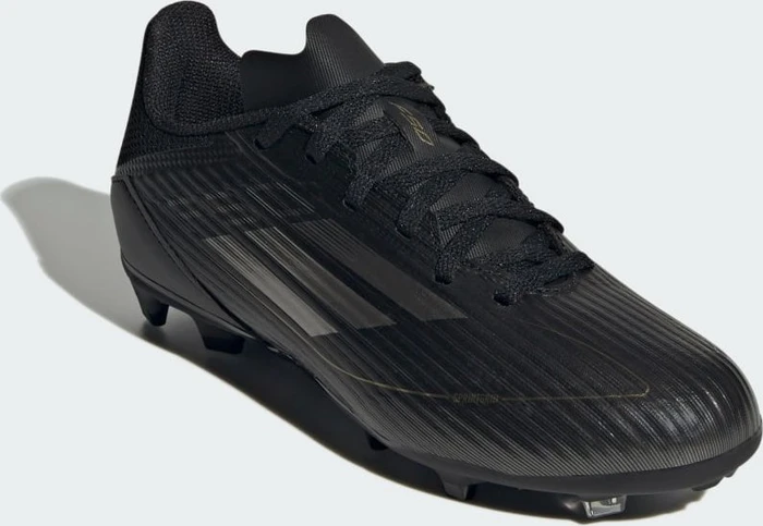 adidas F50 League FG/MG core black/iron metallic/gold metallic (Junior)