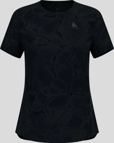 Odlo Zeroweight Engineered Chill-Tec Laufshirt kurzarm black melange (Damen)