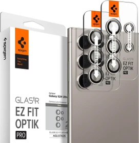 Spigen GLAS.tR EZ Fit Optik Pro Lens Protector für Samsung Galaxy S24 Ultra grau