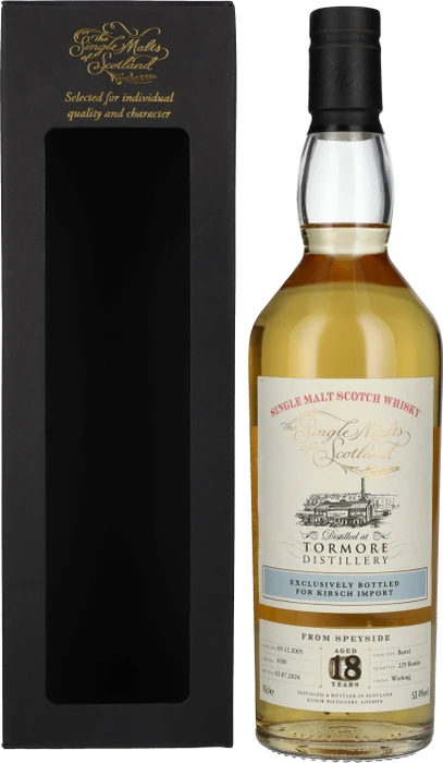 The Single Malts of Scotland Tormore 2005 18 Years Old 700ml
